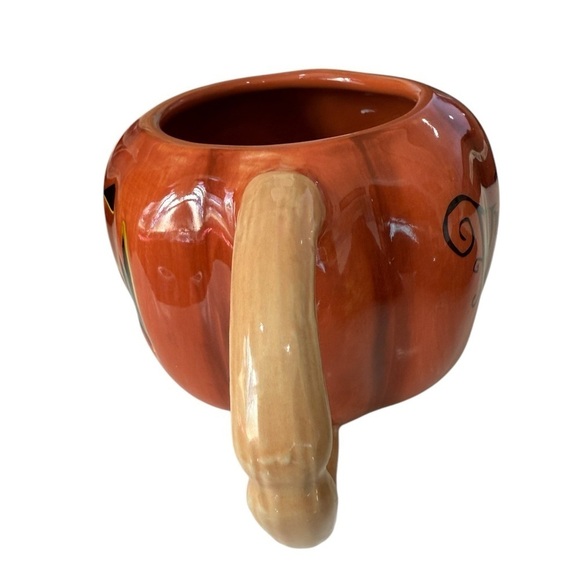 Disney Tim Burton Nightmare Before Christmas 22 ounce Jack o Lantern Pumpkin Mug - Picture 4 of 7